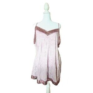 Vintage j.t.b. Halter Top Blouse Womens 2X Lavender Crinkle Sequin Y2K Glam Tank